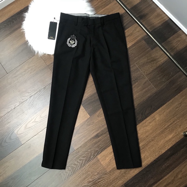 Quần Âu logo thêu siêu cấp có sẵn 4 mẫu hót