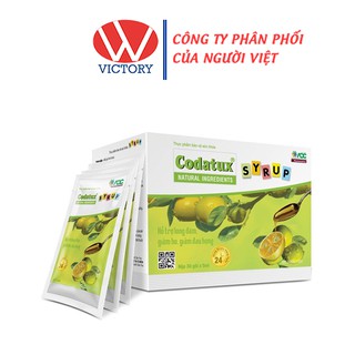 Codatux Syrup Hộp 30 Gói - Giúp Giảm Ho & Viêm Họng - Victory Pharmacy