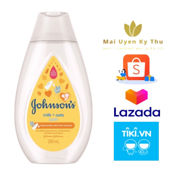 Sữa tắm gội toàn thân Johnson's TOP TO TOE 500ml