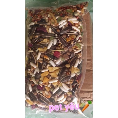 Thức ăn trộn hamster (400gr) MỚI 100% bổ sung các chát dinh dưỡng siêu thơm.siêu ngon tự nhiên không hóa chất ❤