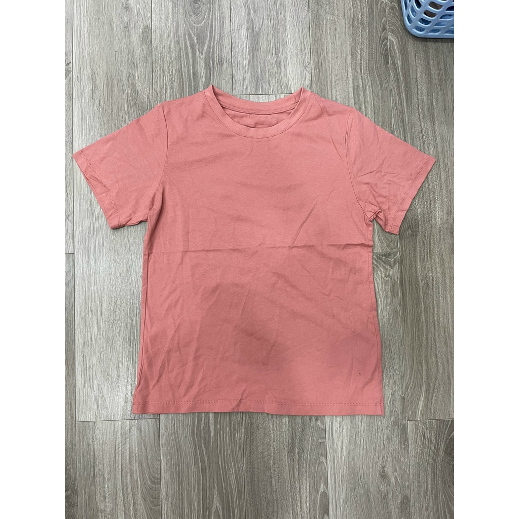 Áo thun cổ tròn chất cotton nhiều màu N3t xuất khẩu