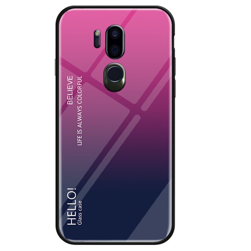 Ốp điện thoại kính cường lực màu sắc gradient độc đáo chất lượng cao cho LG G7