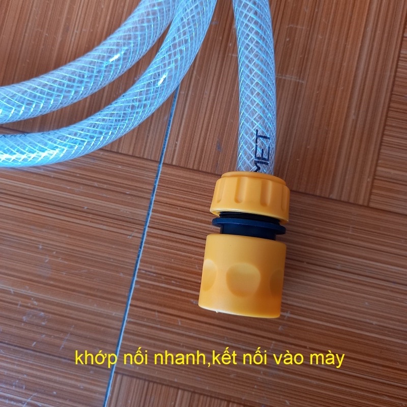 Dây cấp hút nước máy rửa xe gia đình,dây cấp nước máy rửa xe loại tốt