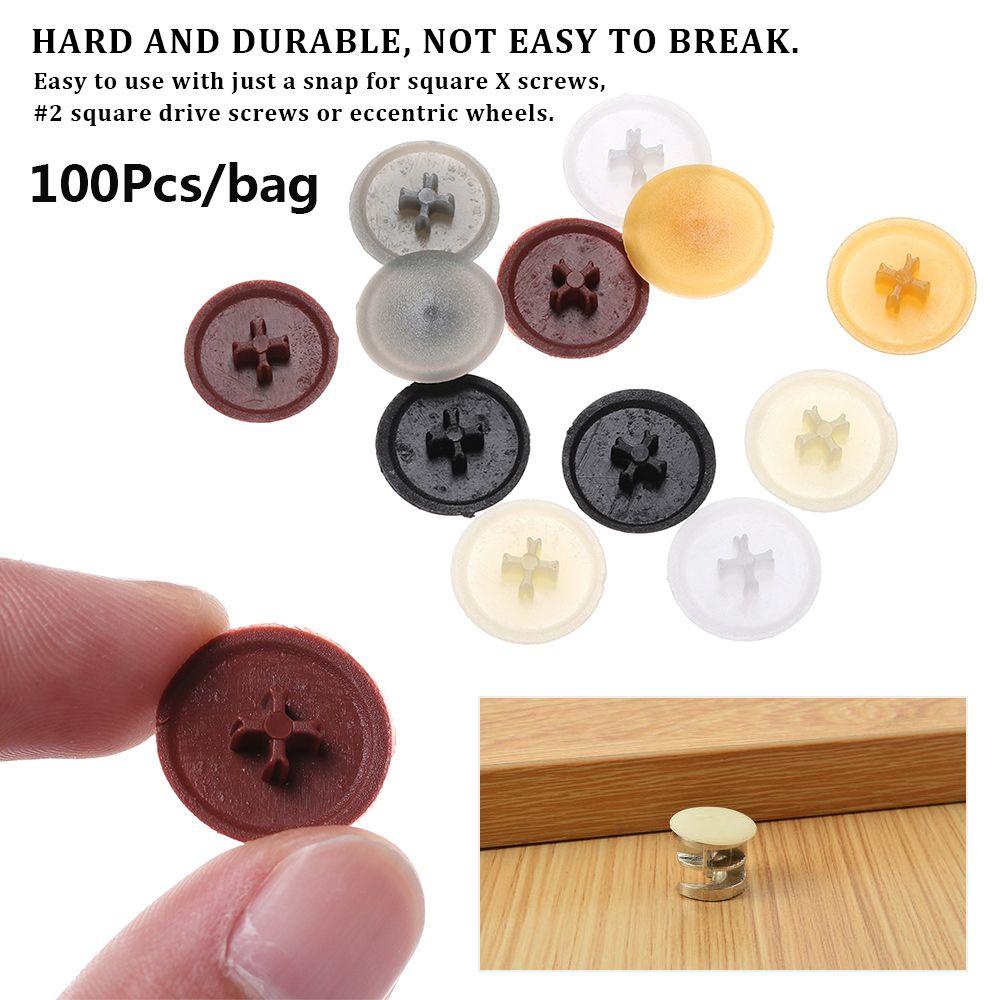 Set 100 Ốc Vít Nhựa Tự Khóa Chuyên Dụng Cho Nội Thất