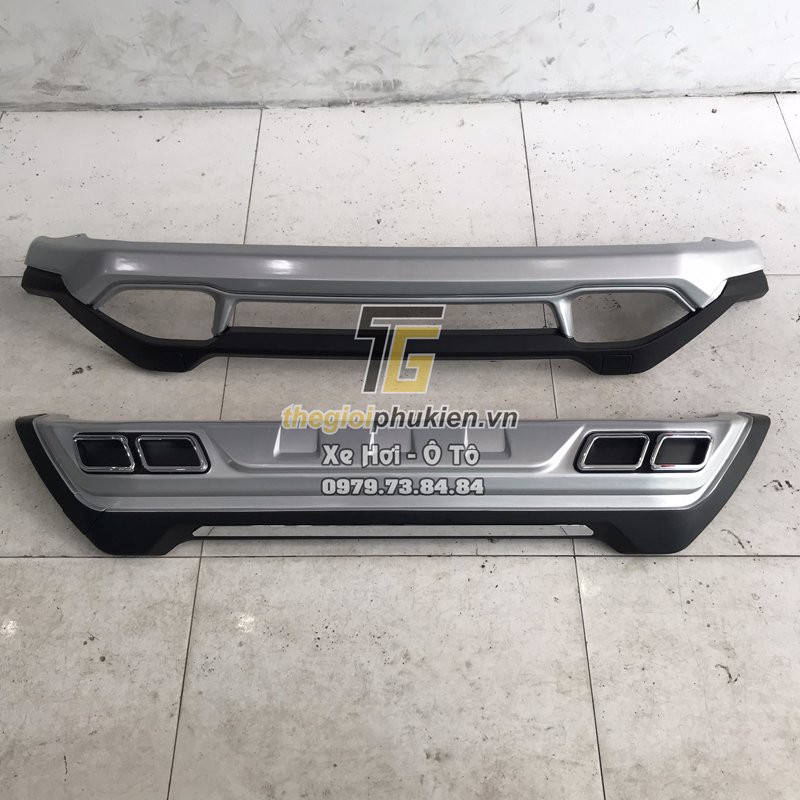 Hyundai Kona - Bộ sản phẩm ốp líp trước và líp sau nhựa ABS cao cấp