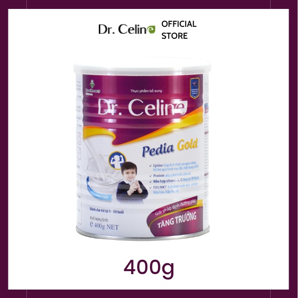 Sữa dinh dưỡng cho bé Dr. Celine Pedia Gold 400g