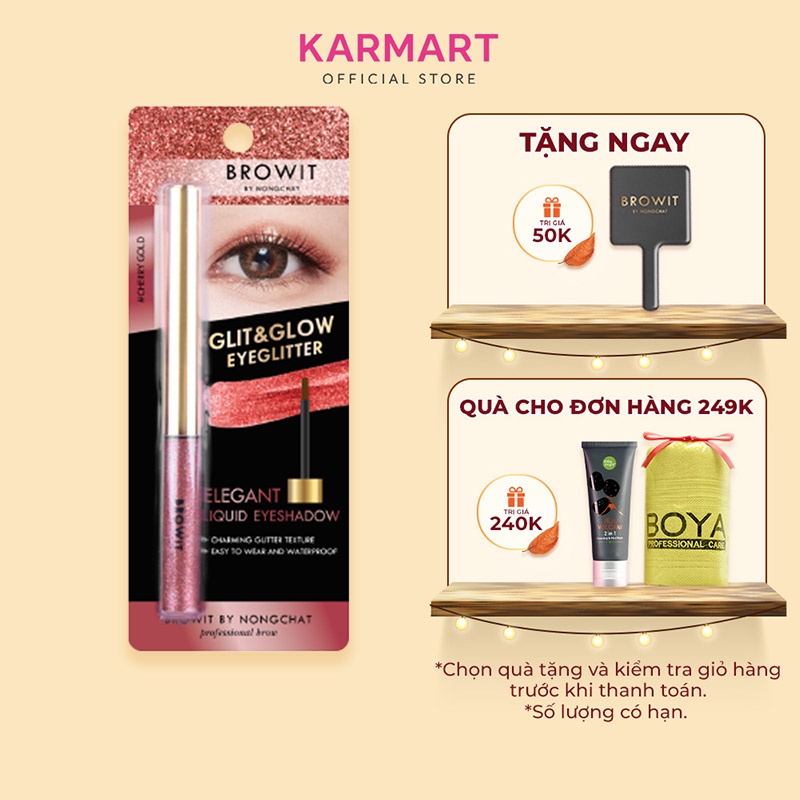 Nhũ mắt Browit Glit & Glow Eyeglitter 3g