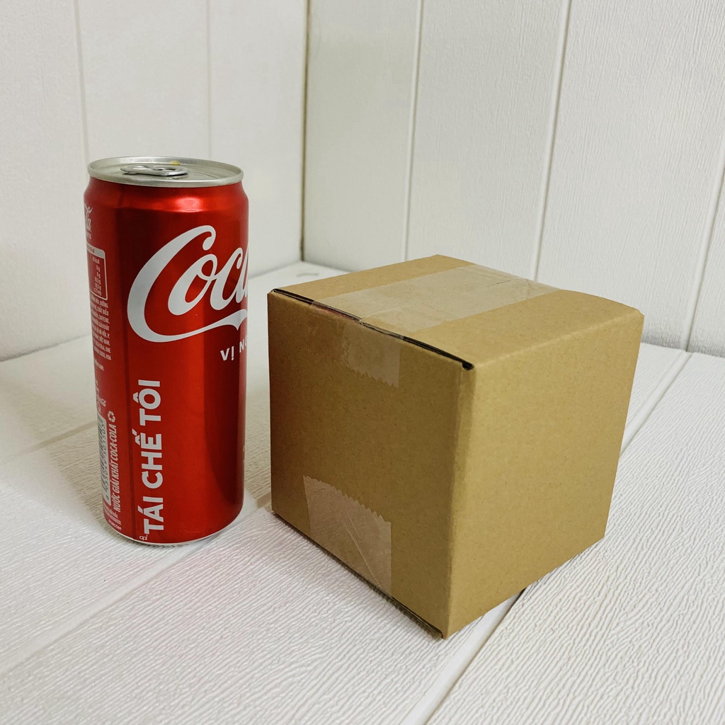 Hộp giấy gói hàng 10x10x10cm hộp carton đóng hàng nhỏ