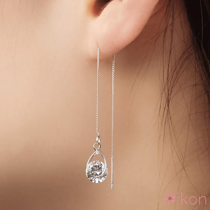 Hoa tai dáng dài thiết kế thanh lịch cho nữ