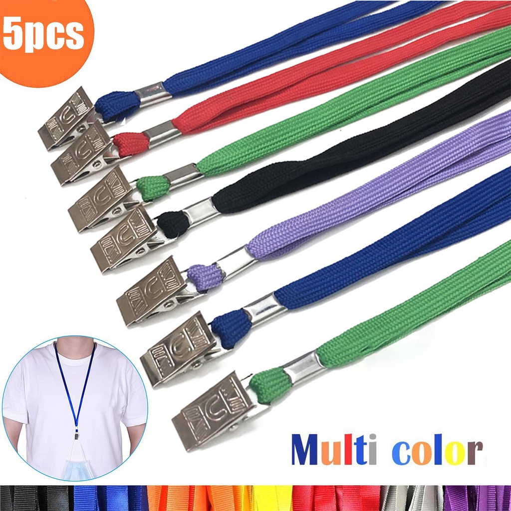 LANFY Dây Treo Thẻ ID Kèm Kẹp Hình Chó Bull Chất Lượng Cao DIY