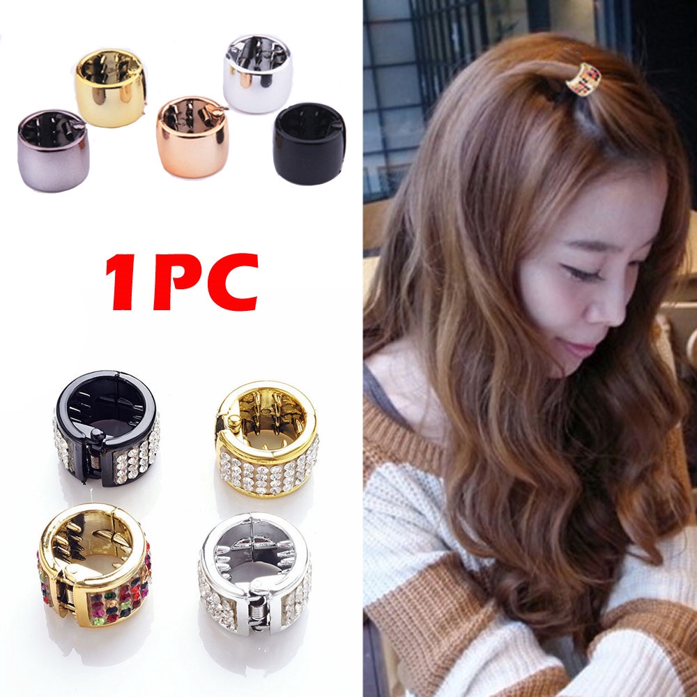 Kẹp tóc dạng nhẫn co giãn thiết kế độc đáo thời trang cho nữ