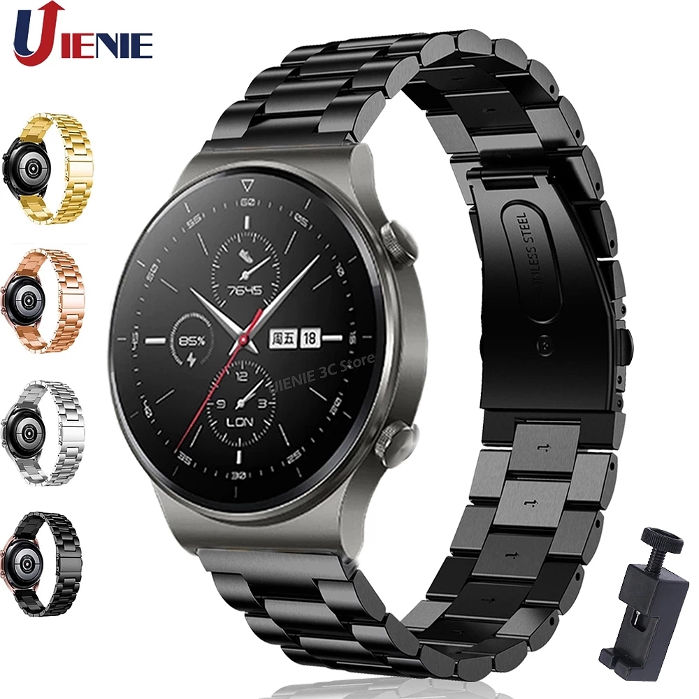 Dây đeo inox thích hợp cho đồng hồ thông minh Huawei Gt2 Pro / Honor Watch Gs Pro