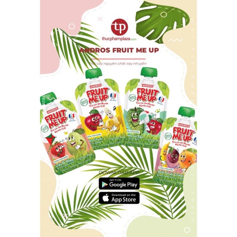 Trái Cây Nghiền Nguyên Chất Andros Fruit Me Up