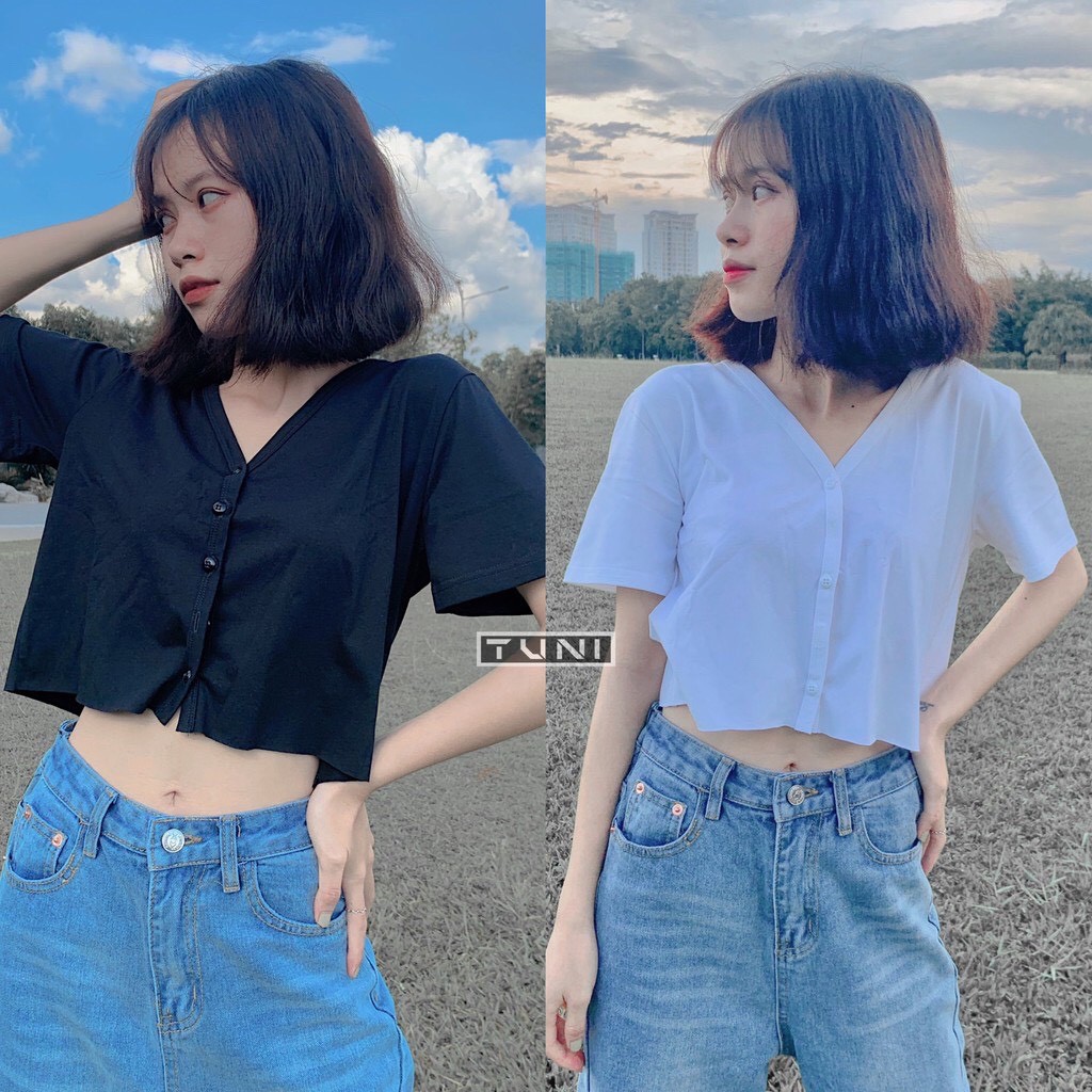 ÁO CROPTOP BODY CÓ KÈM NÚT | WebRaoVat - webraovat.net.vn