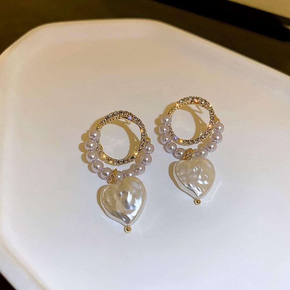 Bông Tai Dạng Vòng Thời Trang Dự Tiệc Cho Nữ|Mặt Dây Chuyền Hình Trái Tim