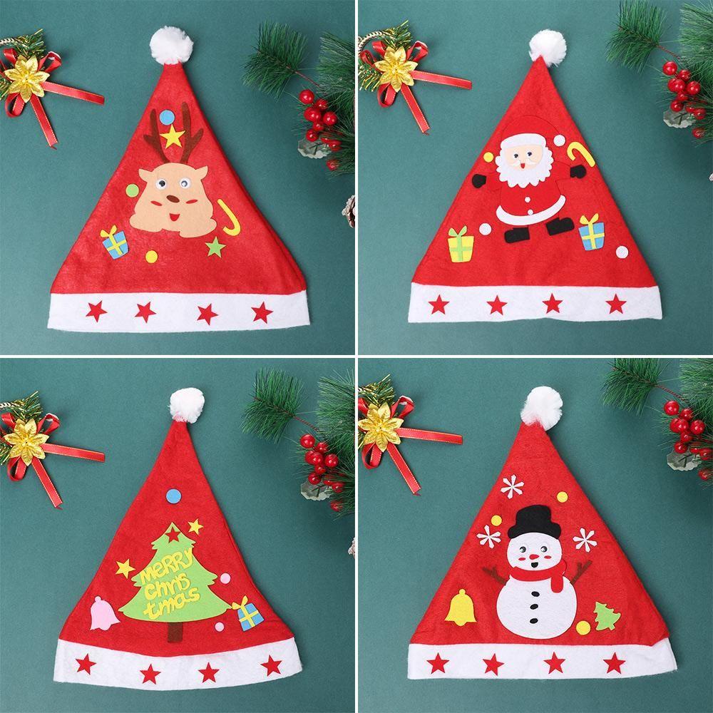 LAY 1 Gói Phụ Kiện Mũ Giáng Sinh Sáng Tạo DIY