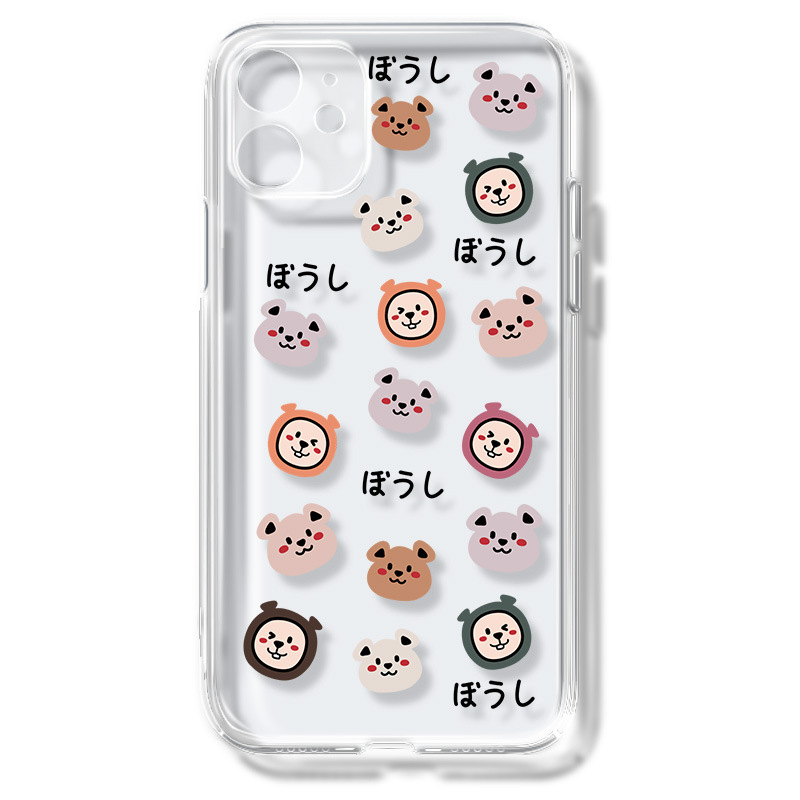 Ốp điện thoại TPU chống trầy họa tiết hình gấu dễ thương cho IPHONE 11 PRO XR/XS/X 7 8 PLUS | BigBuy360 - bigbuy360.vn