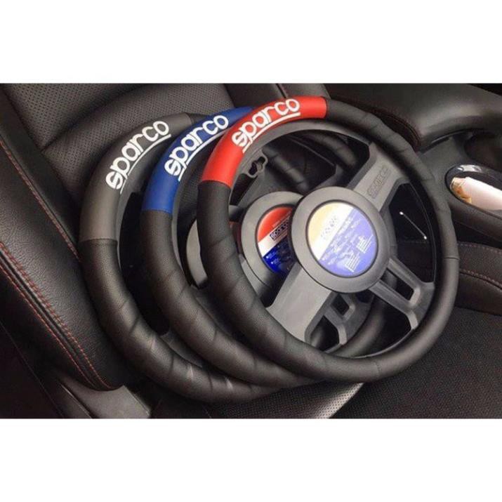 ⚡️HÀNG CAO CẤP⚡️Bọc vô lăng chính hãng SPARCO 1117GR- đầy đủ tem, khung chính hãng