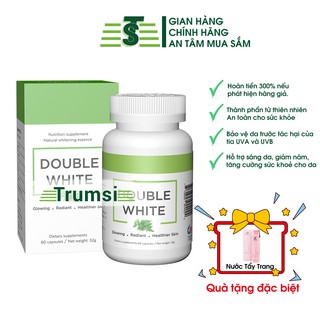 Viên uống trắng da, Collagen Đẹp Da, Giảm Mờ Nám, Chống Nắng DOUBLE WHITE