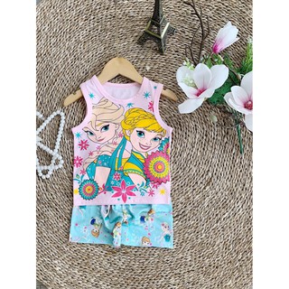 Sale!!! Bộ 3 lỗ bé gái - hình công chúa, hoạt hình dễ thương cho bé từ 10-25kg