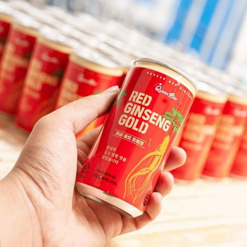 Nước Sâm Lon QueenBin Hàn Quốc Xách 12 Lon * 175ml