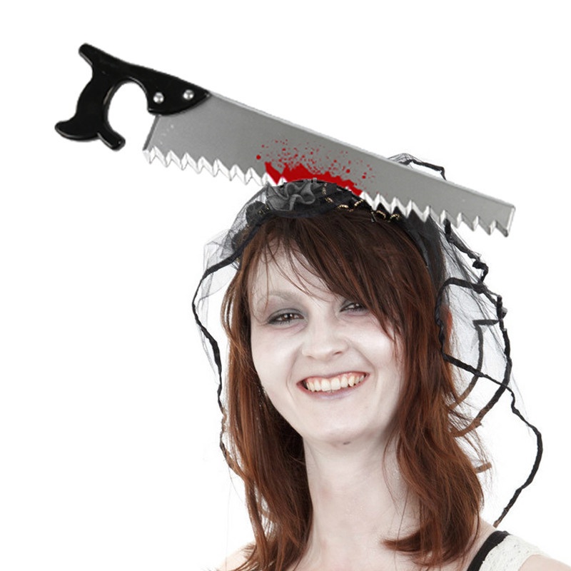 Băng Đô Cài Tóc Hóa Trang Halloween Hình Dao Kinh Dị
