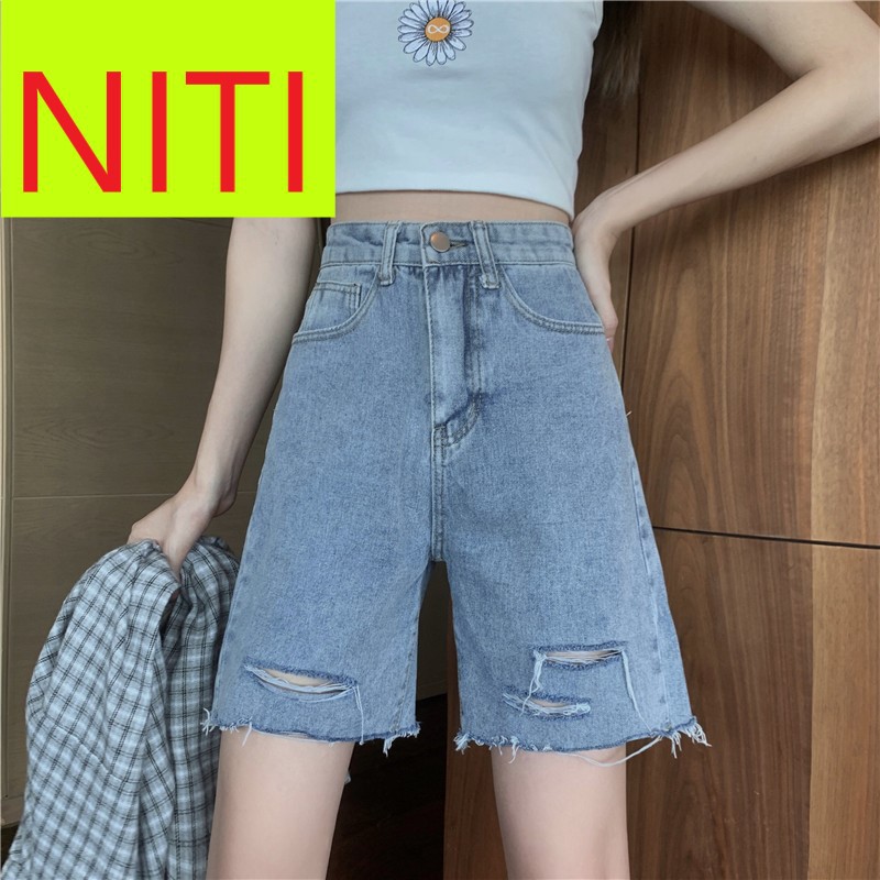 [ CHIẾN ĐẤU ] QUẦN JEAN NGỐ LỬNG NỮ RÁCH 3 SỌC LƯNG CAO MÀU XANH NHẠT LAI TUA CAO CẤP NITI HOT HIT CỰC ĐẲNG CẤP