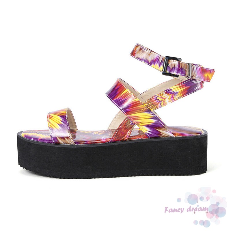 Giày Cao Gót Sandal Nữ Hở Ngón Quai Đeo Mắt Cá Chân Nhiều Màu