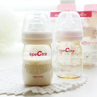 Bình sữa PESU cổ rộng Spectra có núm ti 160ml