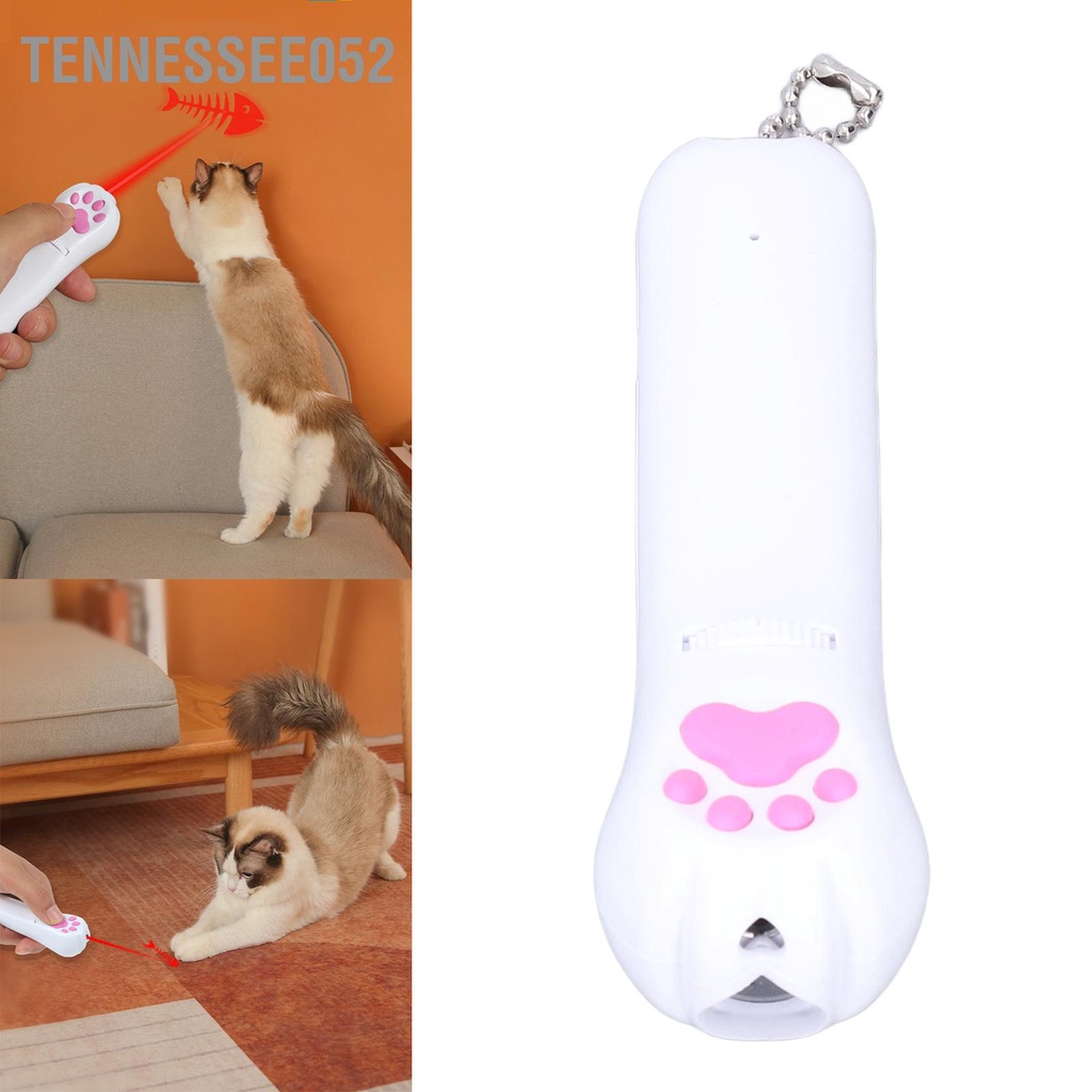 Tennessee052 Đồ chơi tương tác cho thú cưng trong nhà Đèn pin mèo đèn LED Máy chiếu đào tạo Đa mẫu vui nhộn
