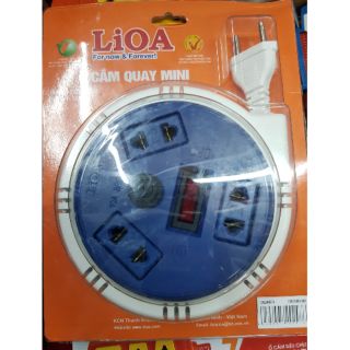 Ổ cắm  quay LIOA mini dây 3m - 2200W