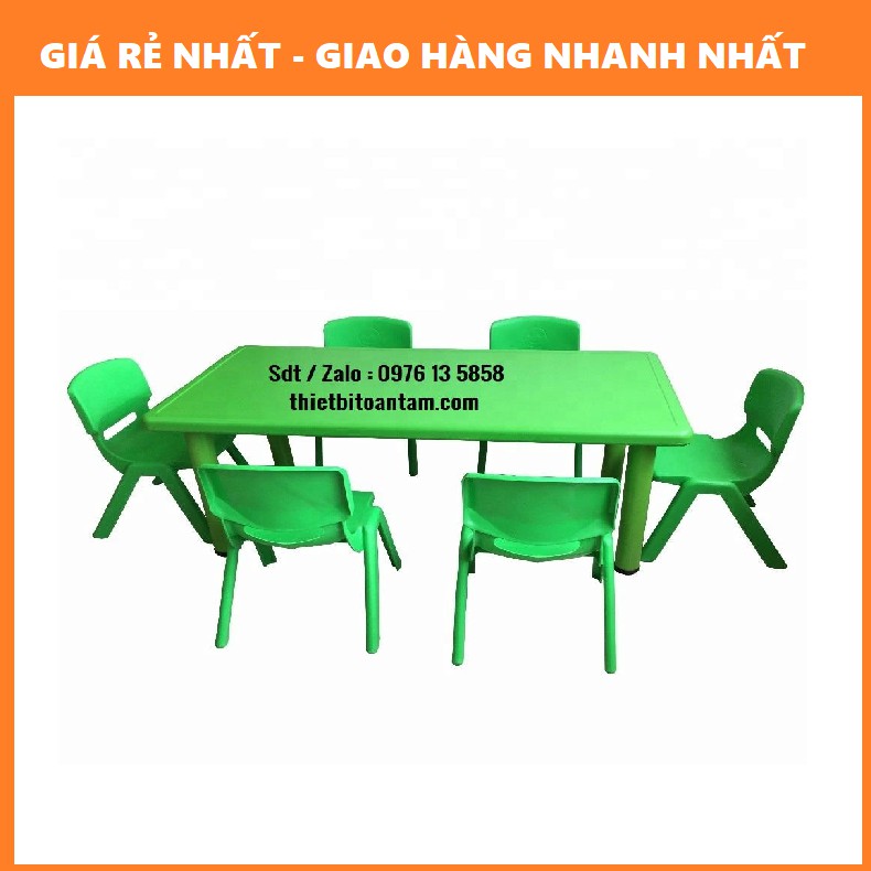 Bàn  học sinh hình chữ nhật cho trẻ em từ tiểu học lớp 1 trở lên