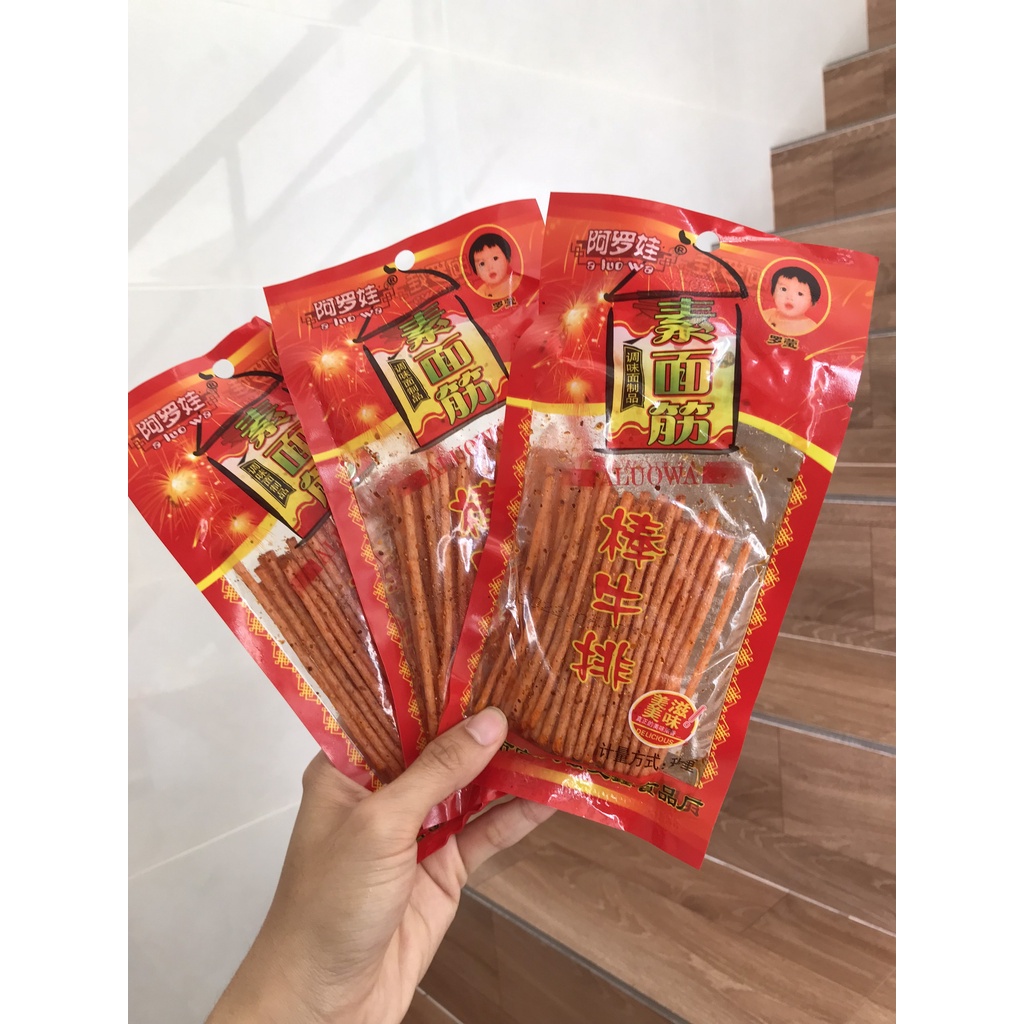 Tăm que cay tuổi thơ| Giao hoả tốc  | Que cay truyền thống| Đồ ăn vặt |Tăm cay đỏ