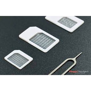 BỘ CHUYỂN ĐỔI SIM ĐA NĂNG NANO SIM + CÂY CHỌT SIM