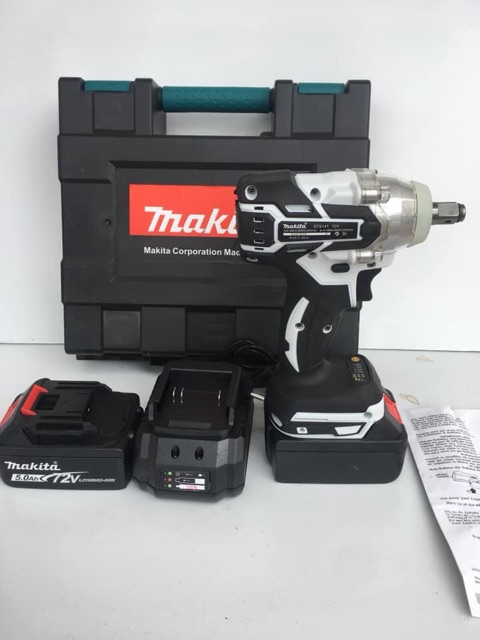 MÁY SIẾT MỞ BULONG MAKITA KHÔNG CHỔI THAN MÁY KHOẺ MỞ ỐC 24mm