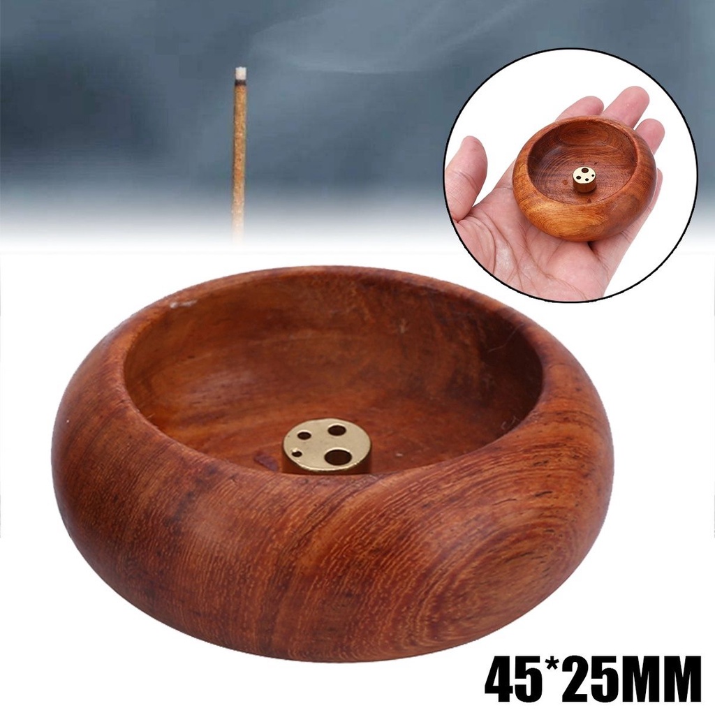 Bát cắm nhang/ hương bằng gỗ hình nón nhiều màu dùng để thắp nhang Phật giáo dùng làm quà thủ công