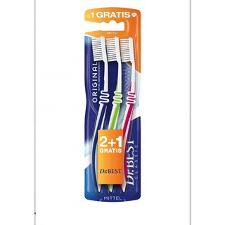 Set 3 bàn chải đánh răng Dr. Best của Đức