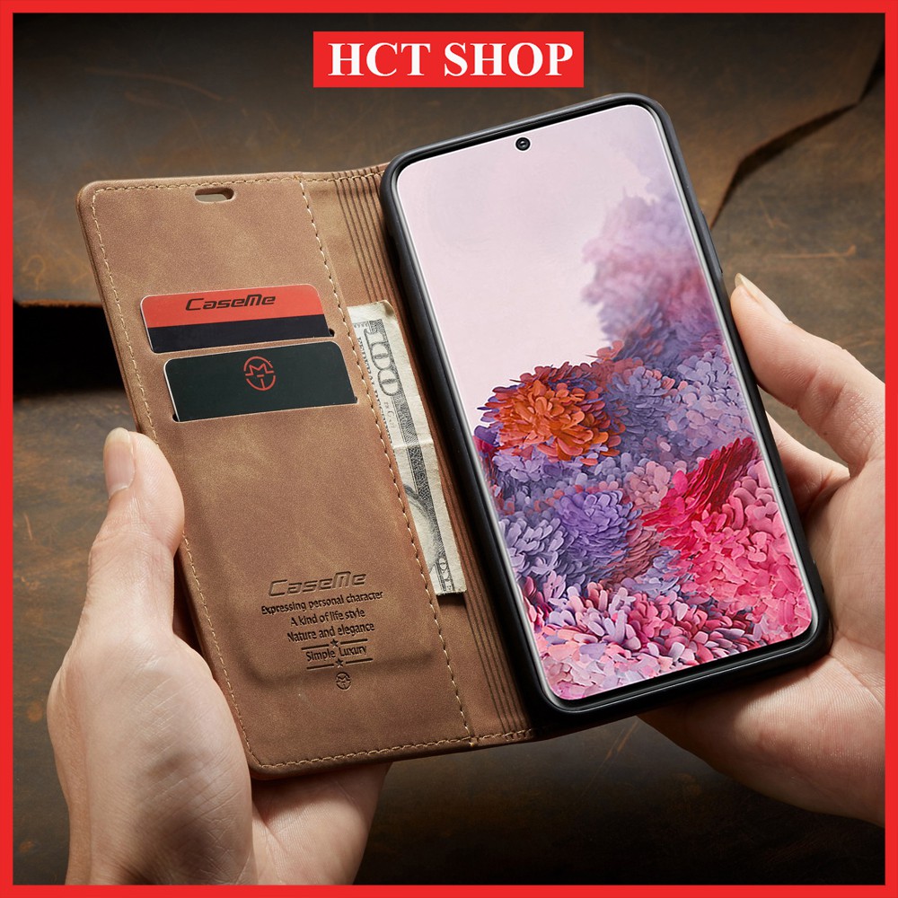 Bao da điện thoại cao cấp có ngăn để tiền, thẻ cho Samsung Galaxy Note 9/Note10/Note10+/S10/S10+/A51/A71/S20Ultra