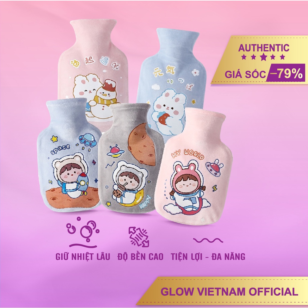 Sỉ- Túi chườm nóng lạnh đa năng, túi sưởi giữ nhiệt chườm ấm body trong ngày đau bụng kinh