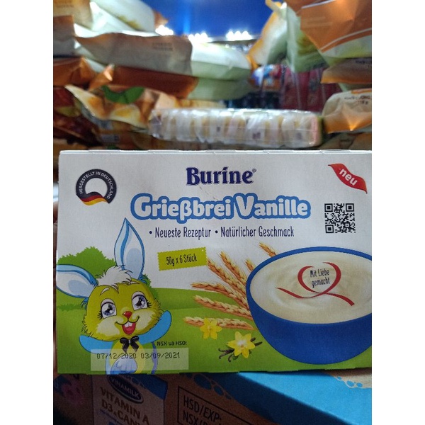Cháo sữa burine