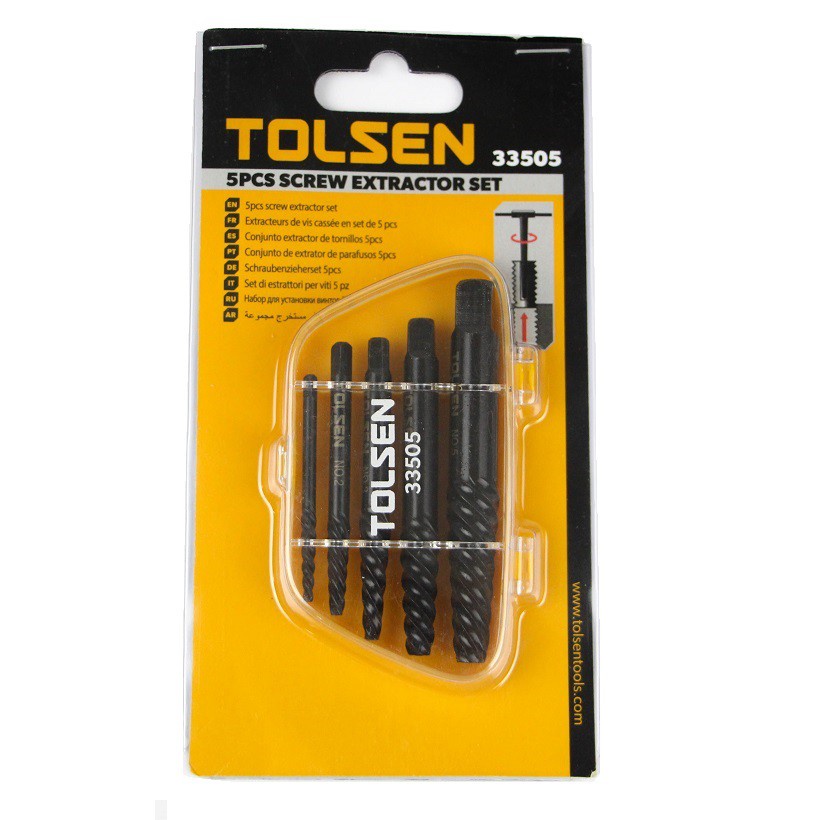 Bộ mũi khoan ốc gãy Tolsen 33505