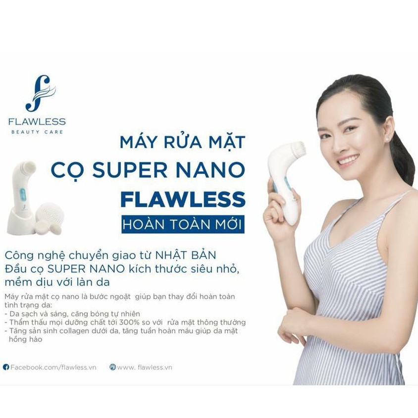 Máy Super Rửa Mặt Nano Flawless