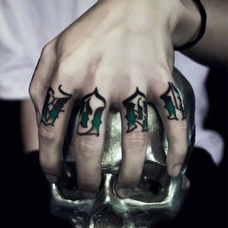 🆒🆒miếng dán hình xăm ngón tay nam chống thấm nước mát lâu dài
