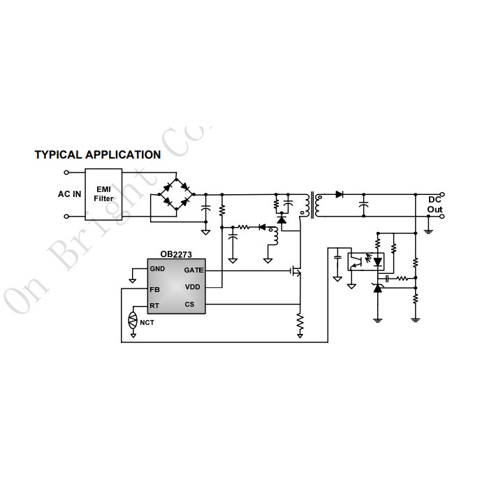 Linh kiện IC OB2273 chân dán SOT23-6