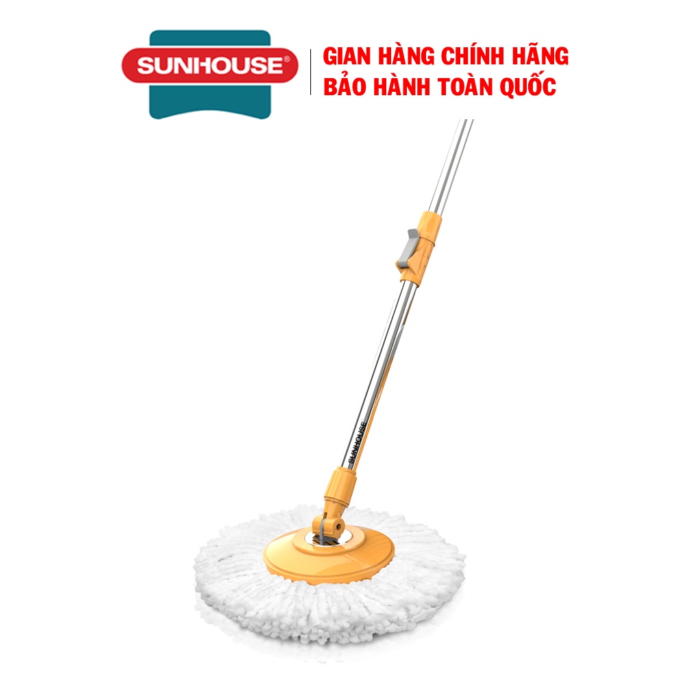 [Mã INCU50 giảm 50k đơn 250k] Cây lau nhà xoay 360 độ Sunhouse KS-MO350I - Bảo hành 6 tháng