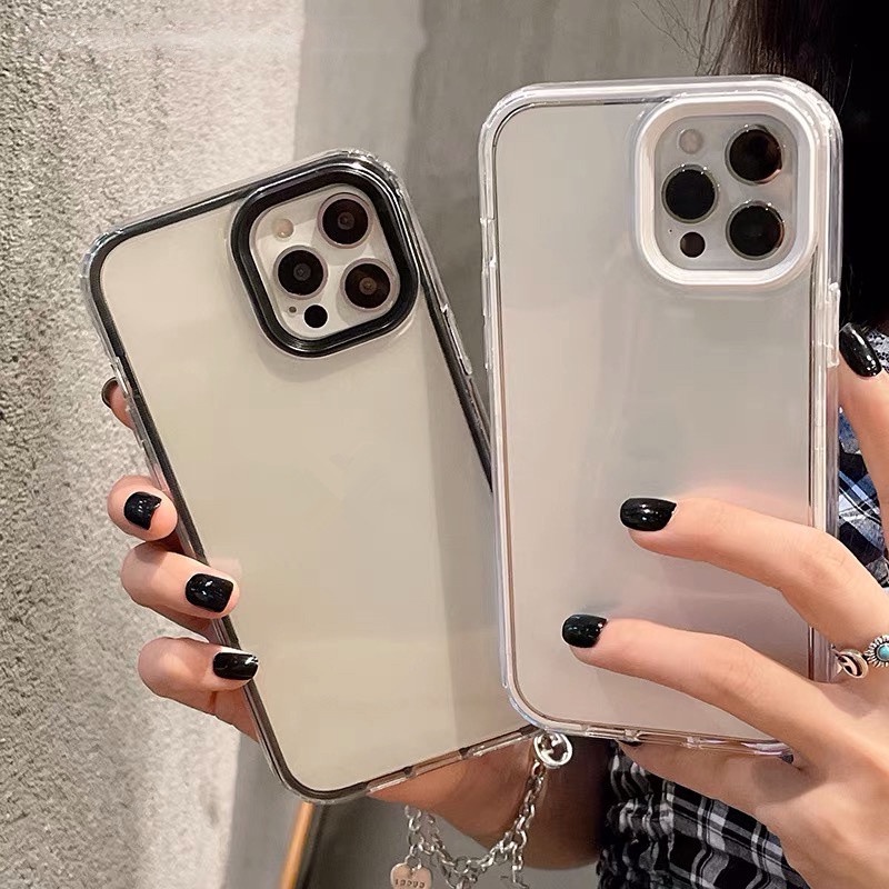 Ốp điện thoại bảo vệ camera chống rơi 3 trong 1 cho compatible for iPhone 13ProMax 12Pro/ProMax 11Pro/ProMax 7 8+ X XS XR XSMAX