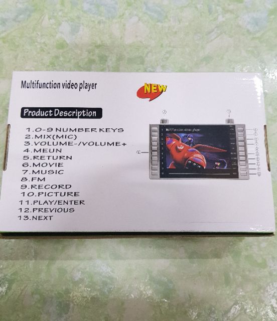 MÁY MP4 KAIBING NGHE NHẠC XEM PHIM 7INCH