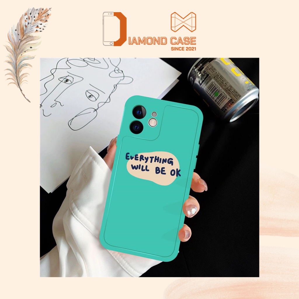 [H.O.T] Ốp Lưng Cạnh Vuông Everything Will Be OK