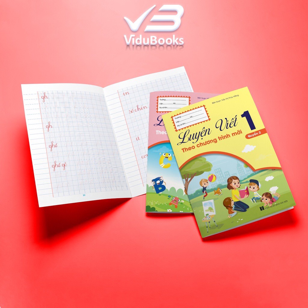Sách - vở luyện viết chữ đẹp theo chương trình mới tập viết chữ cho học sinh lớp 1