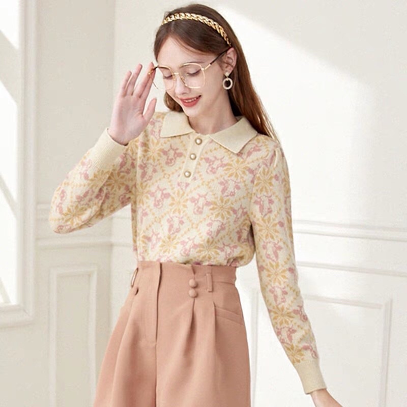 Áo len hoa CHIU-SHUI